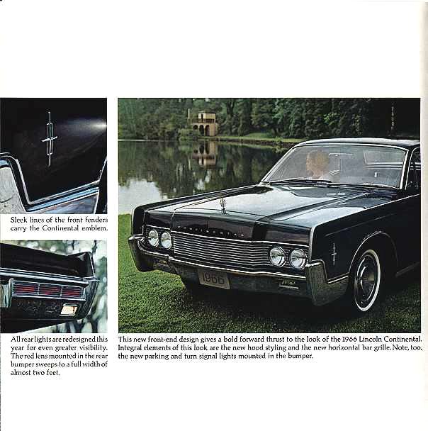 1966 Lincoln Continental Brochure Page 8